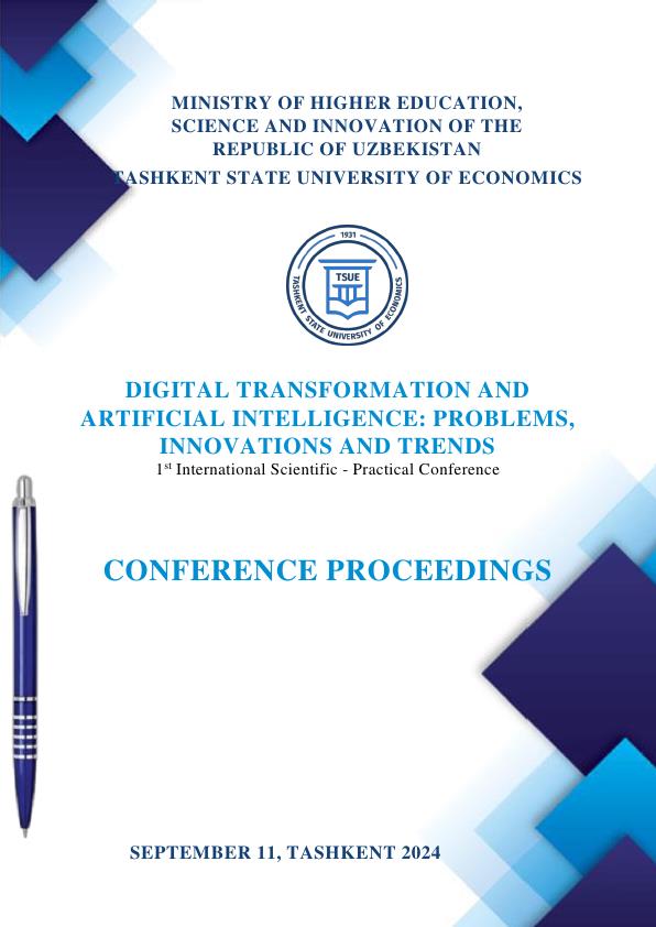 					View Vol. 1 No. DTAI (2024): DIGITAL TRANSFORMATION AND ARTIFICIAL INTELLIGENCE: PROBLEMS, INNOVATIONS AND TRENDS 1st international scientific - practical conference
				